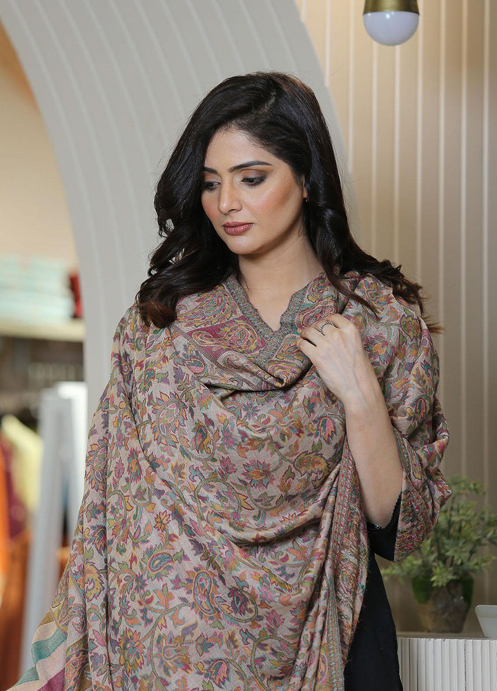 Sanaulla Exclusive Range  Pashmina  KPS 781 D-12 Multi 3 - Women Shawls