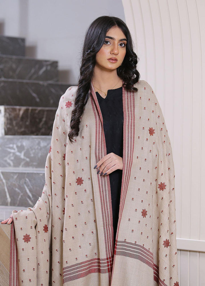 Sanaulla Exclusive Range  Pashmina  KPS 781 D-26 L Brown - Women Shawls