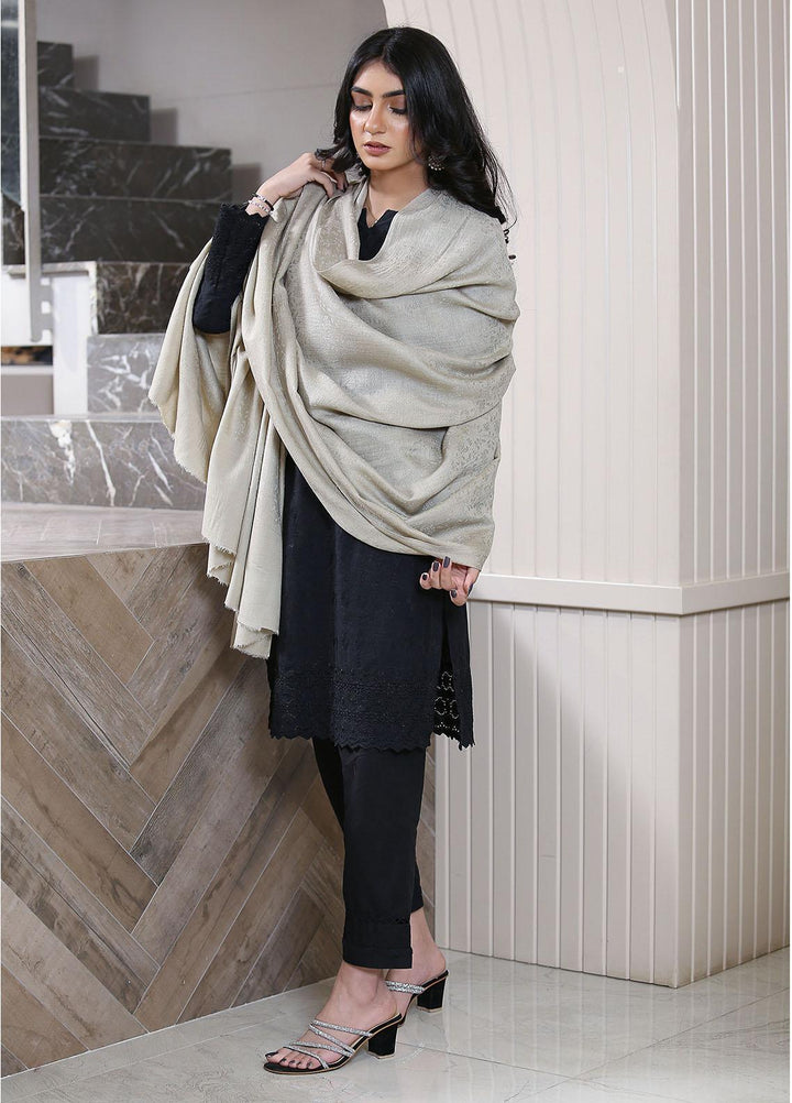 Sanaulla Exclusive Range  Pashmina  KPS 781 D-27 L Fawn 11 - Women Shawls