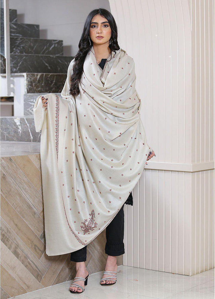 Sanaulla Exclusive Range  Pashmina  KPS 781 D-34 Fawn - Women Shawls