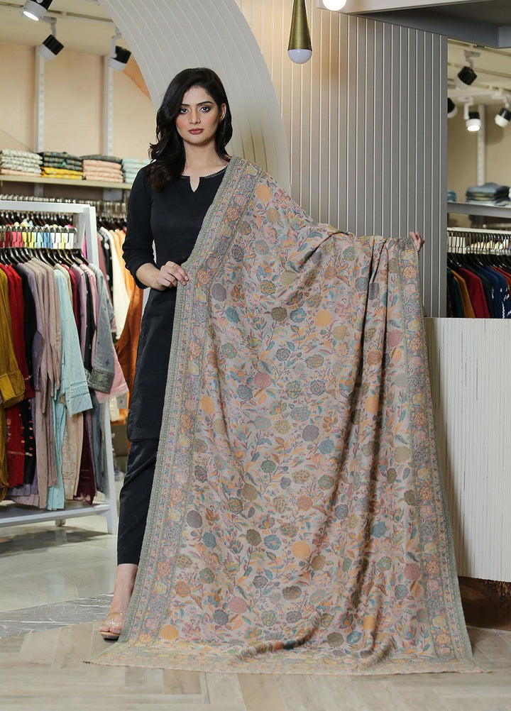 Sanaulla Exclusive Range  Pashmina  KPS 781 D-12 Multi 8 - Women Shawls