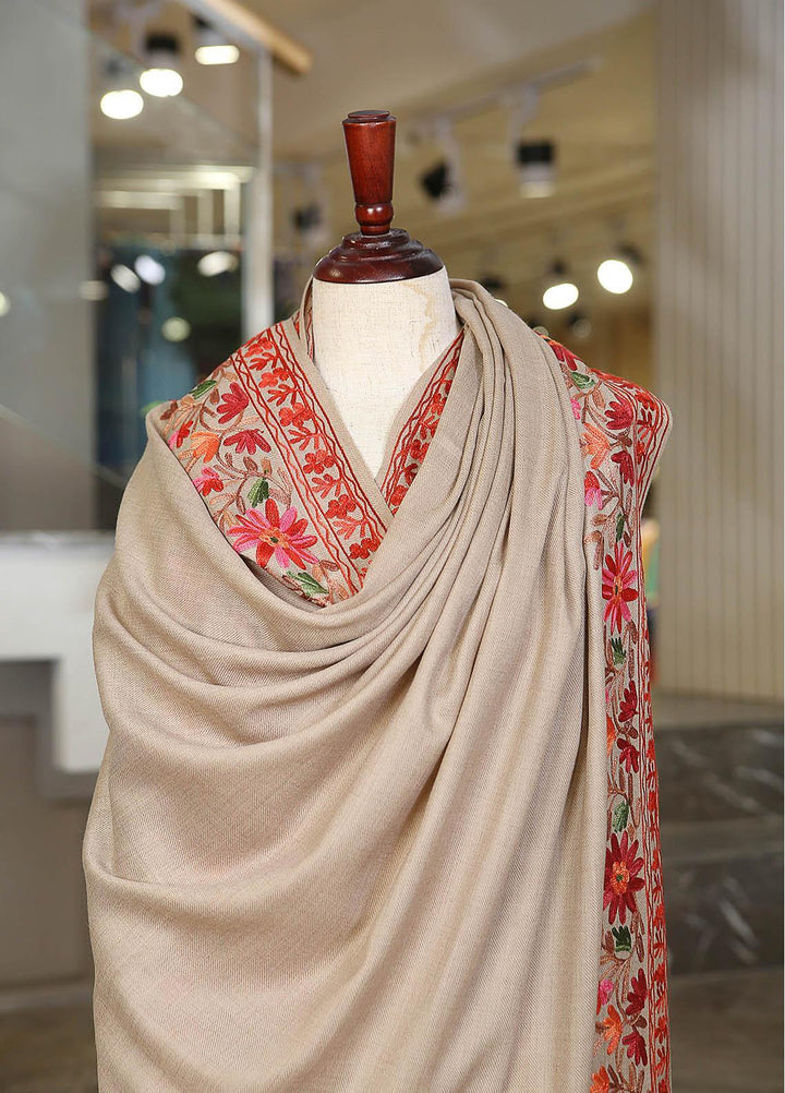 Sanaulla Exclusive Range  Pashmina  KPS 781 D-01 Brown 6 - Women Shawls