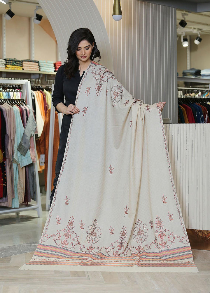 Sanaulla Exclusive Range  Pashmina  KPS 781 D-21 Beige - Women Shawls