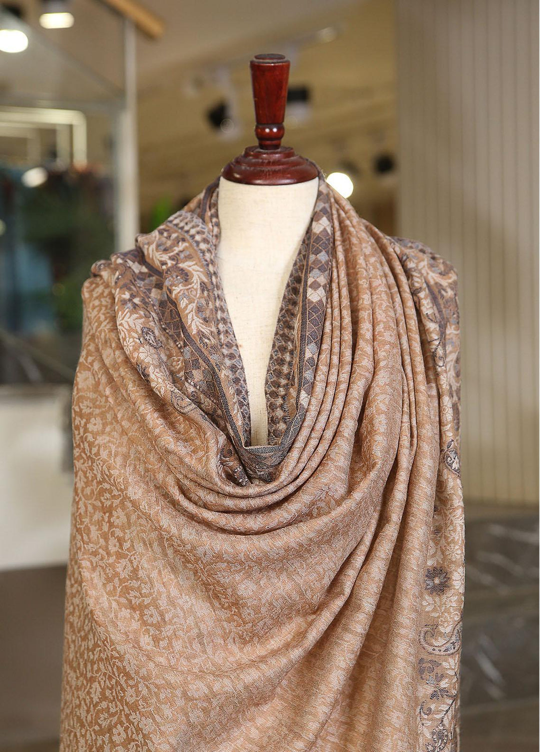 Sanaulla Exclusive Range  Pashmina  Mama D-09 Multi 03 - Women Shawls