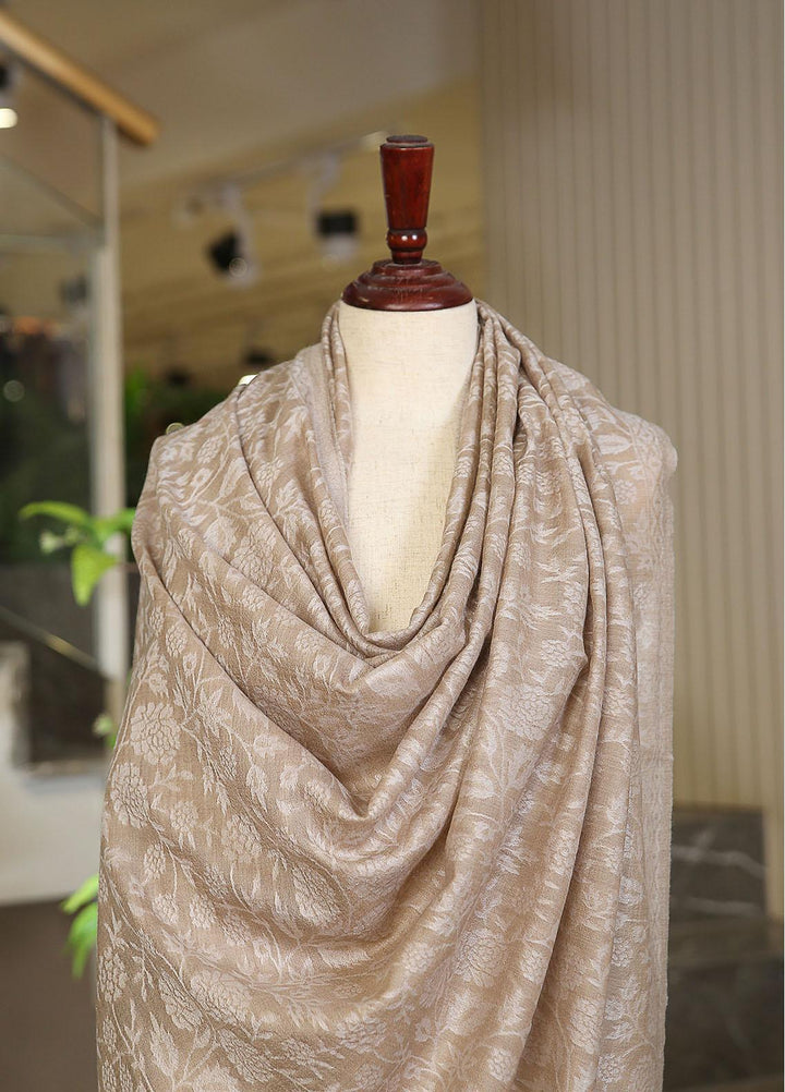 Sanaulla Exclusive Range  Pashmina  KPS 781 D-30 L Brown - Women Shawls