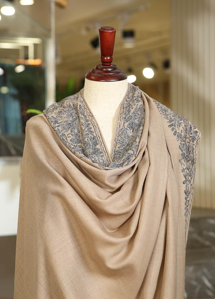 Sanaulla Exclusive Range  Pashmina  D-34 Grey - Women Shawls