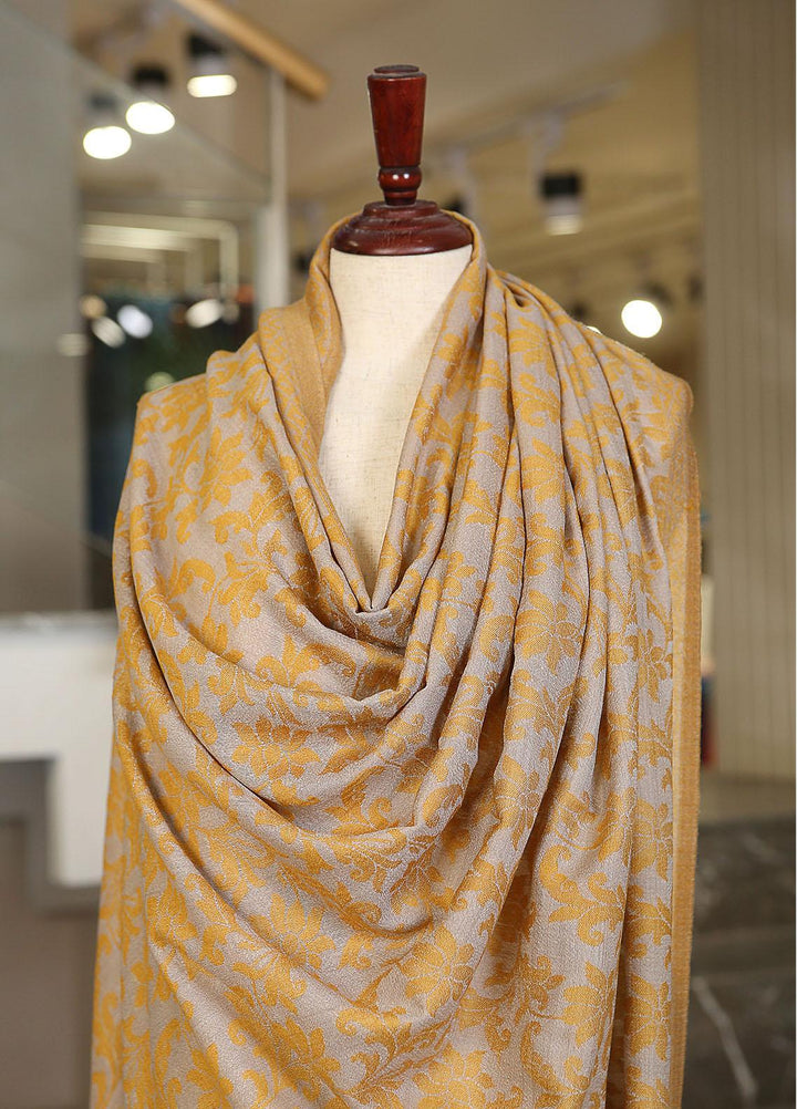 Sanaulla Exclusive Range  Pashmina  KPS 781 D-30 Mustard 1 - Women Shawls