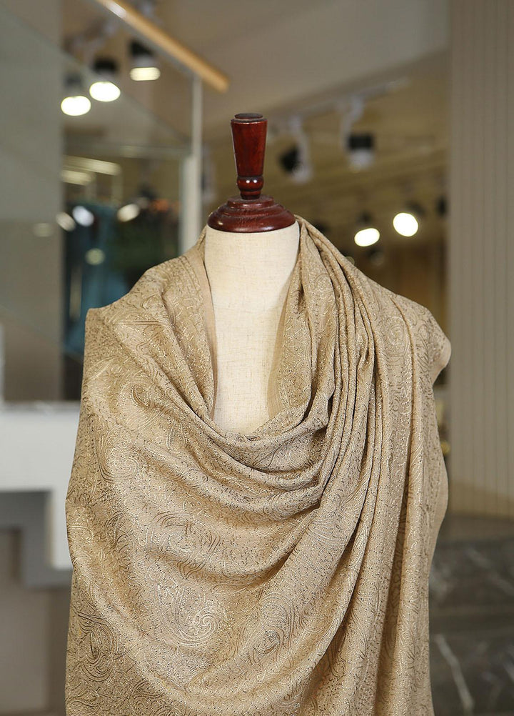 Sanaulla Exclusive Range  Pashmina  KPS 781 D-54 Fawn - Women Shawls