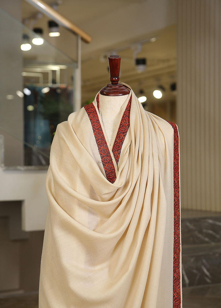 Sanaulla Exclusive Range  Pashmina  Mama D-37 Fawn 05 - Women Shawls