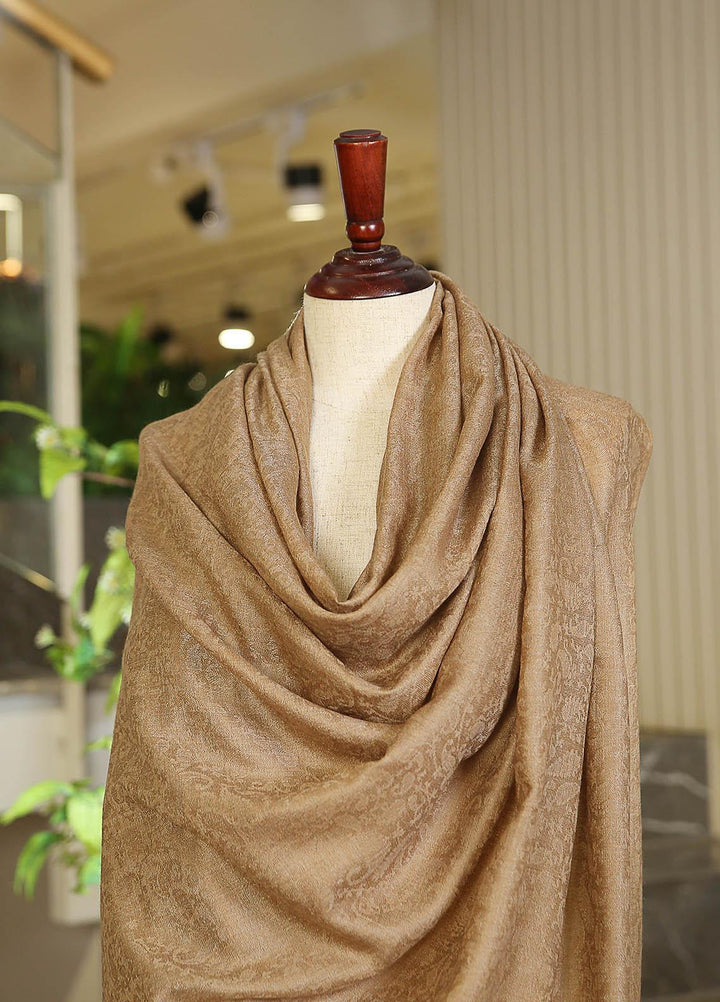 Sanaulla Exclusive Range  Pashmina  KPS 781 D-04 D Brown - Women Shawls