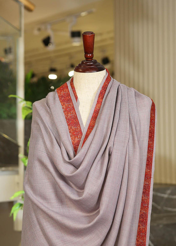 Sanaulla Exclusive Range  Pashmina  D-35 Purple - Women Shawls