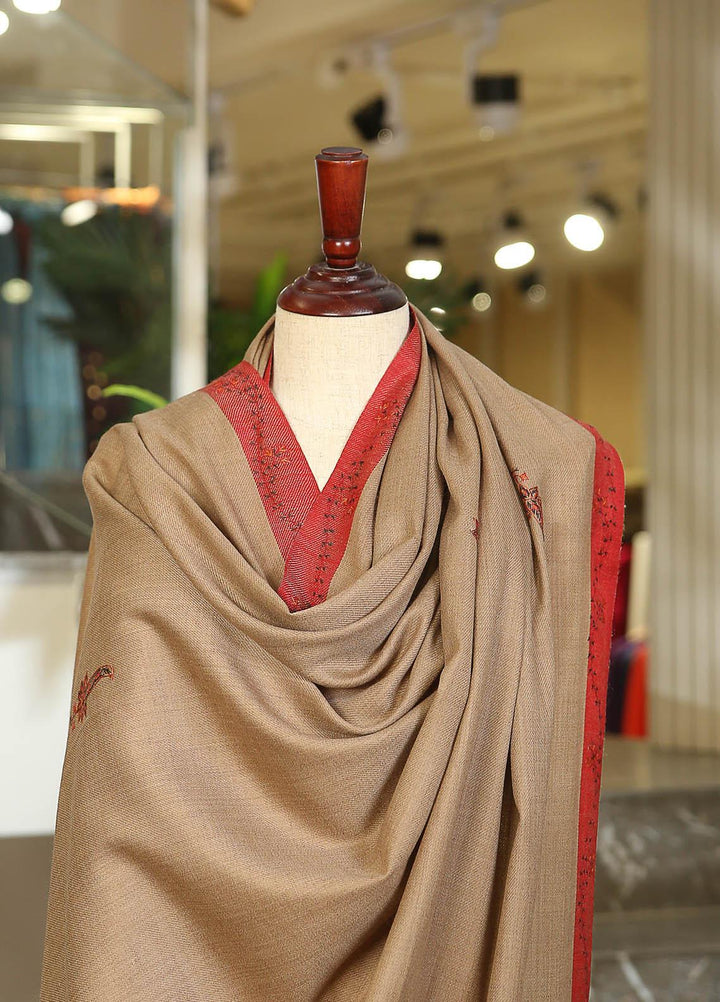Sanaulla Exclusive Range  Pashmina  KPS 781 D-05 D Brown 1 - Women Shawls