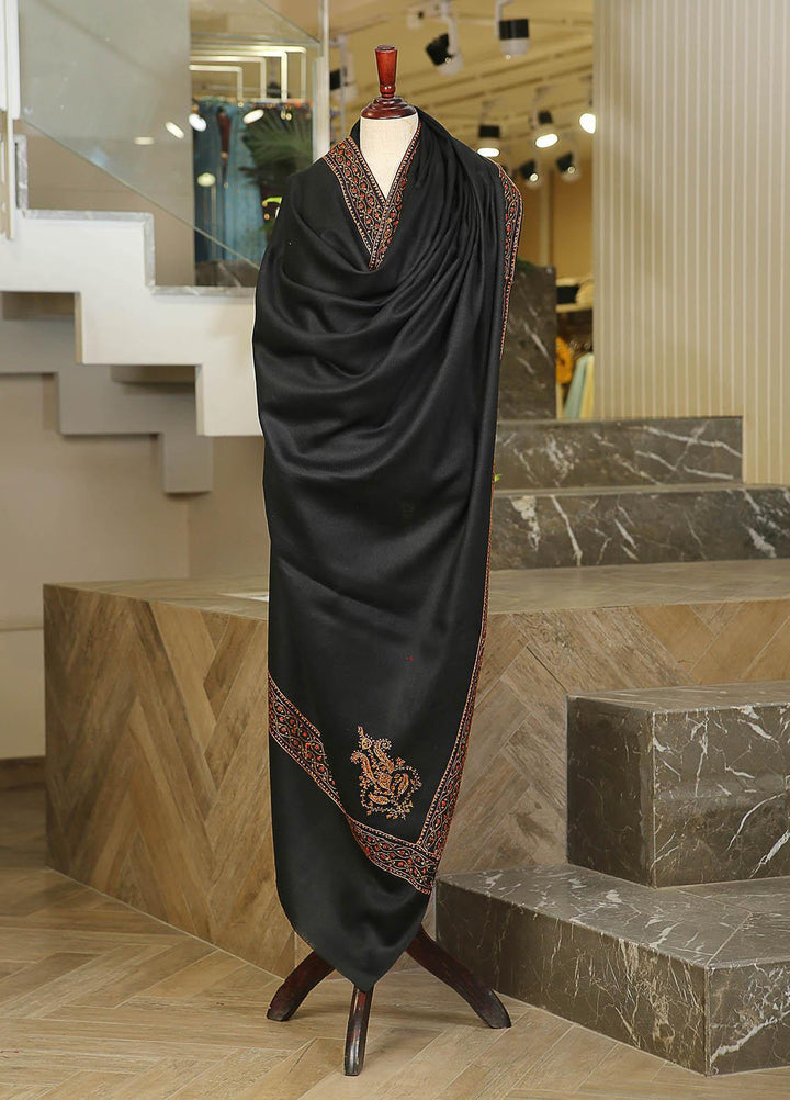 Sanaulla Exclusive Range  Pashmina  KPS 781 D-07 Black 1 - Women Shawls