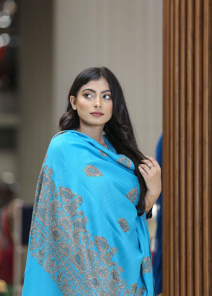 Sanaulla Exclusive Range  Pashmina  KPS 781 D-32 Pink - Women Shawls