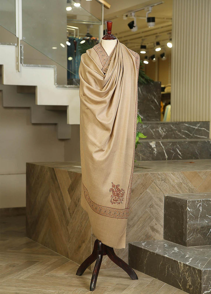 Sanaulla Exclusive Range  Pashmina  KPS 781 D-07 Brown - Women Shawls