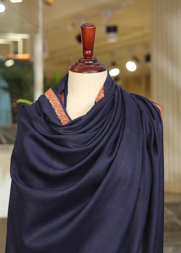 Sanaulla Exclusive Range  Pashmina  D-36 N Blue 03 - Women Shawls