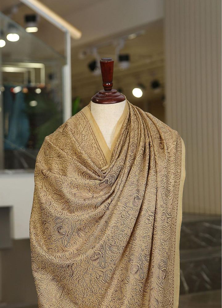 Sanaulla Exclusive Range  Pashmina  KPS 781 D-54 Beige 1 - Women Shawls