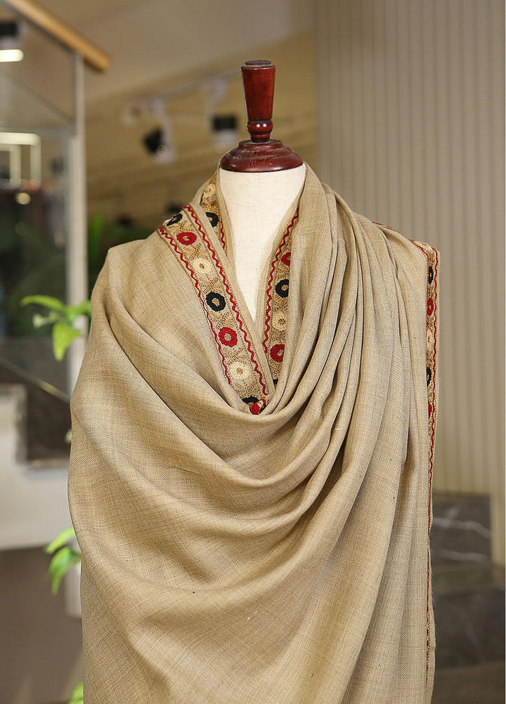 Sanaulla Exclusive Range  Pashmina  KPS 781 D-39 L Brown 8 - Women Shawls