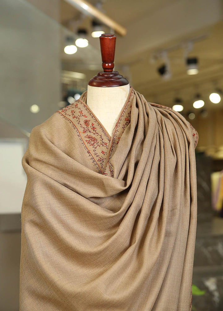 Sanaulla Exclusive Range  Pashmina  KPS 781 D-07 Brown 6 - Women Shawls