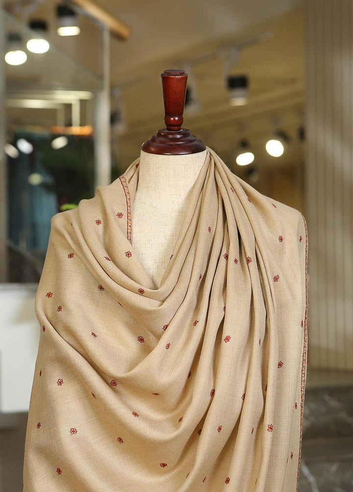 Sanaulla Exclusive Range  Pashmina  D-43 L Brown - Women Shawls