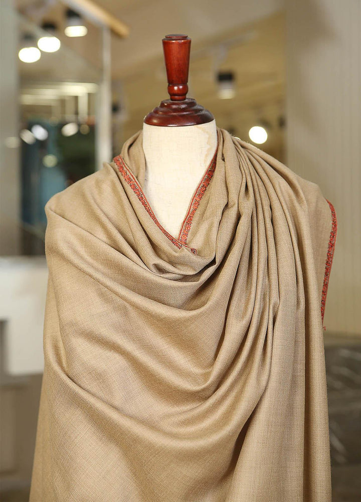 Sanaulla Exclusive Range  Pashmina  KPS 781 D-13 L Brown - Women Shawls
