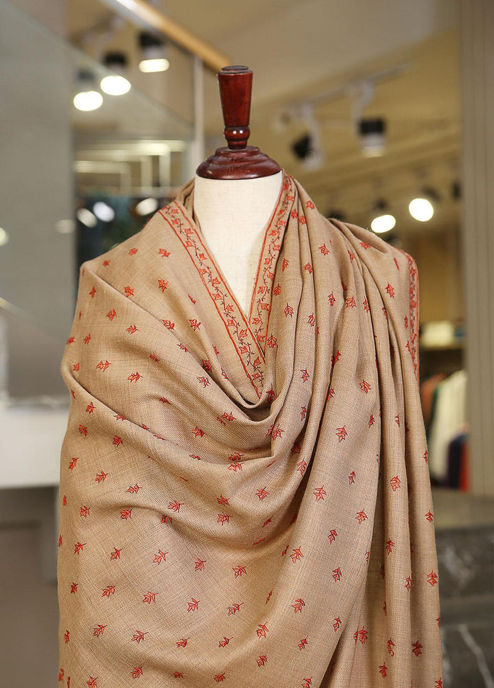 Sanaulla Exclusive Range  Pashmina  KPS 781 D-08 D Brown - Women Shawls