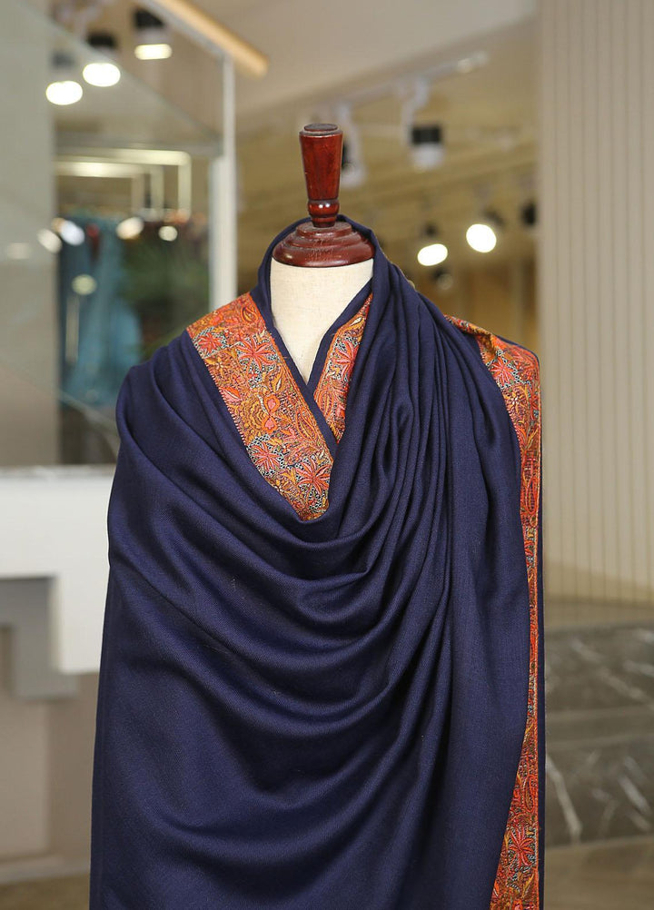 Sanaulla Exclusive Range  Pashmina  KPS 781 D-60 N Blue 1 - Women Shawls