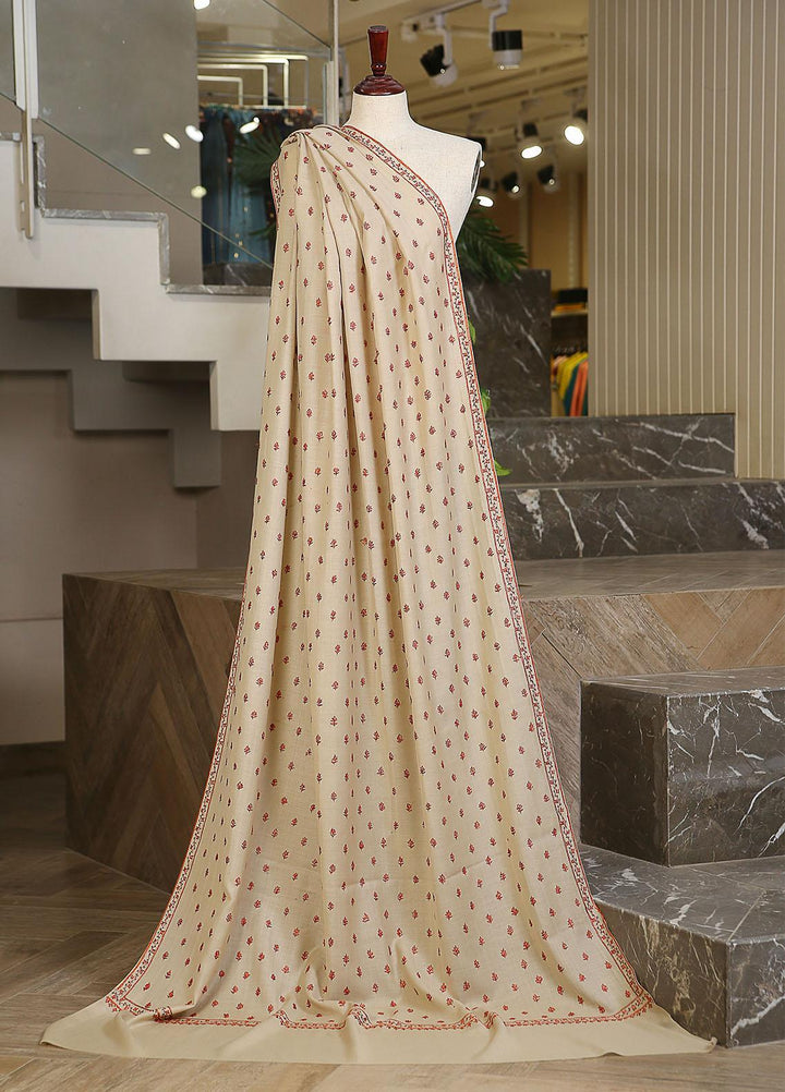 Sanaulla Exclusive Range  Pashmina  KPS 781 D-08 Fawn 1 - Women Shawls