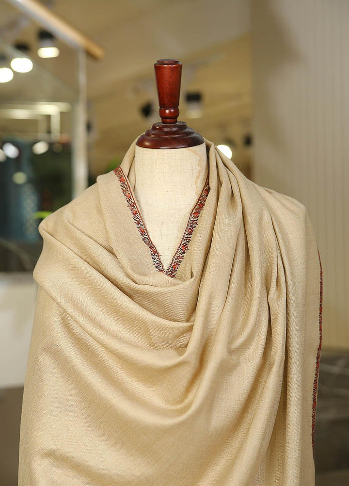 Sanaulla Exclusive Range  Pashmina  KPS 781 D-13 Fawn - Women Shawls