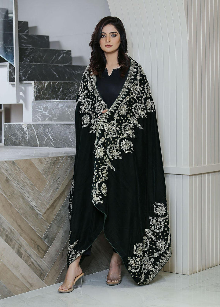 Sanaulla Exclusive Range  Pashmina  KPS 781 D-46 Green - Women Shawls