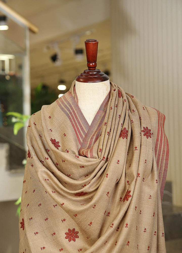 Sanaulla Exclusive Range  Pashmina  KPS 781 D-26 Brown - Women Shawls