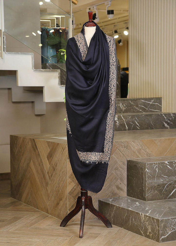 Sanaulla Exclusive Range  Pashmina  KPS 781 D-51 N Blue - Women Shawls