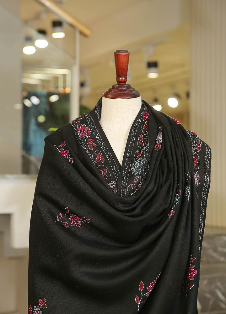 Sanaulla Exclusive Range  Pashmina  KPS 781 D-29 Black 2 - Women Shawls