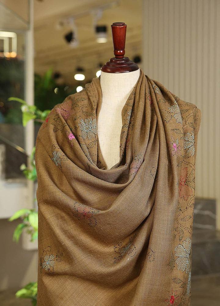 Sanaulla Exclusive Range  Pashmina  KPS 781 D-29 Brown - Women Shawls