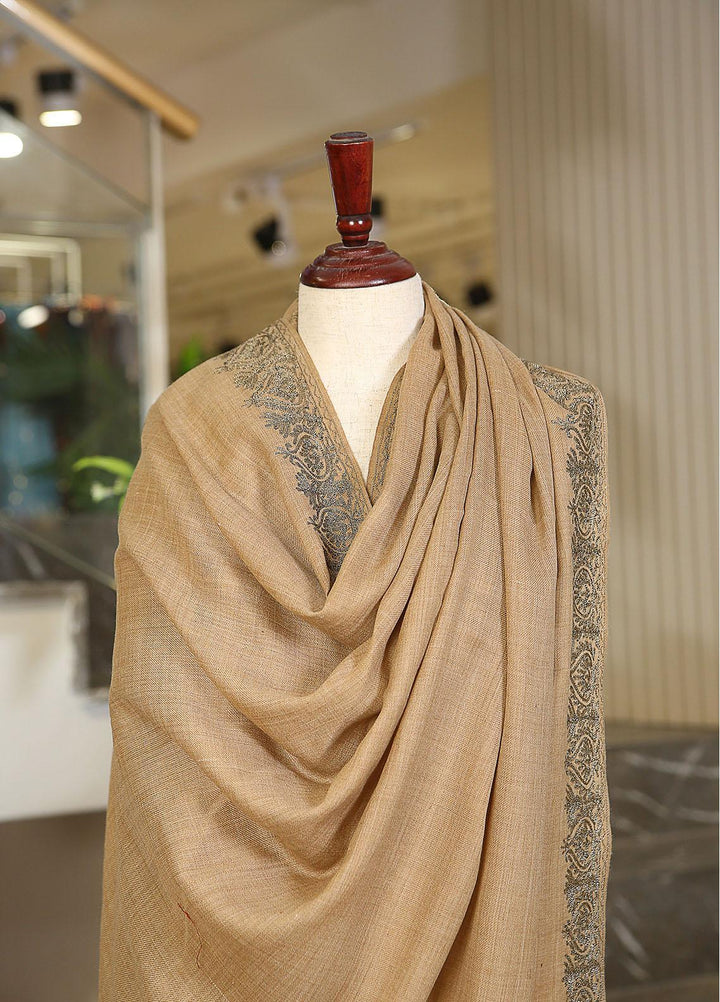 Sanaulla Exclusive Range  Pashmina  KPS 781 D-51 Brown - Women Shawls