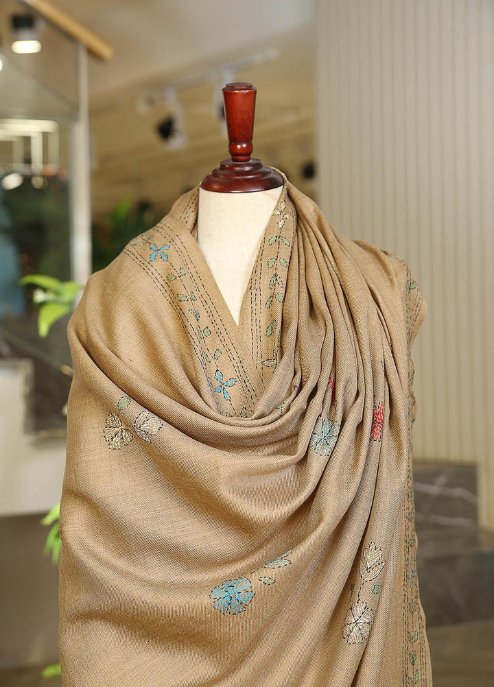 Sanaulla Exclusive Range  Pashmina  KPS 781 D-29 L Brown 4 - Women Shawls