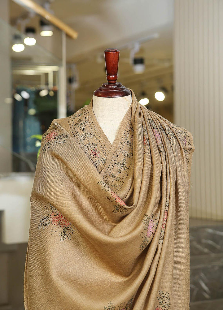 Sanaulla Exclusive Range  Pashmina  KPS 781 D-29 L Brown 7 - Women Shawls