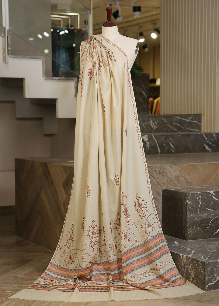 Sanaulla Exclusive Range  Pashmina  KPS 781 D-21 Fawn 2 - Women Shawls