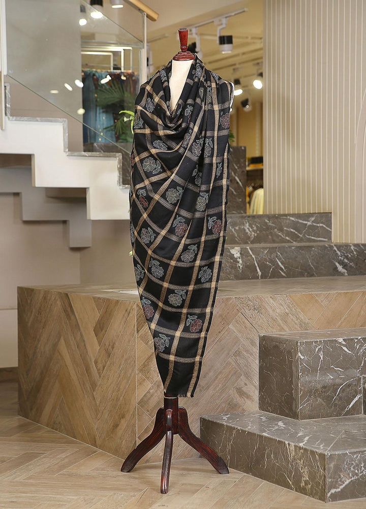 Sanaulla Exclusive Range  Pashmina  KPS 781 D-52 Black 3 - Women Shawls