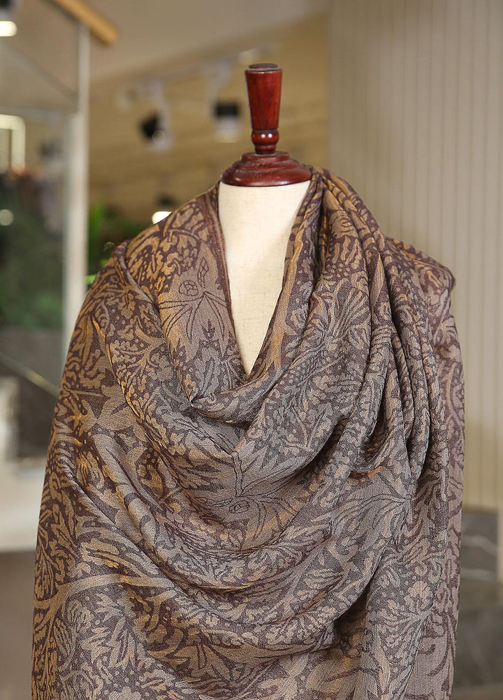 Sanaulla Exclusive Range  Pashmina  KPS 781 D-28 Brown - Women Shawls