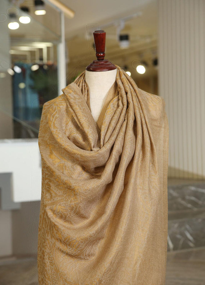 Sanaulla Exclusive Range  Pashmina  KPS 781 D-28 L Brown - Women Shawls