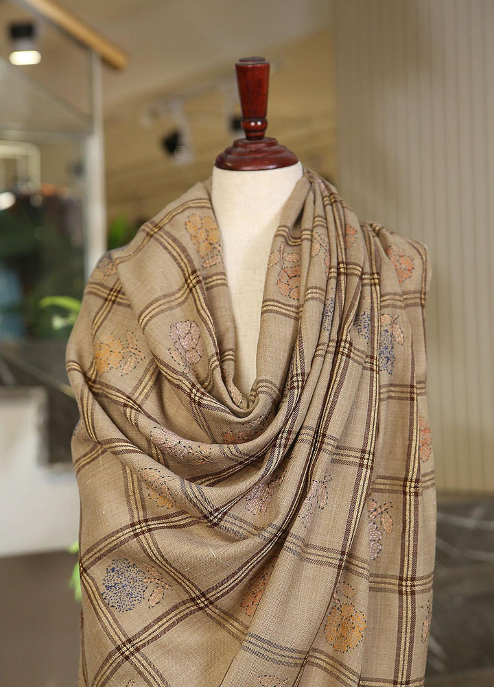 Sanaulla Exclusive Range  Pashmina  KPS 781 D-52 Brown 7 - Women Shawls