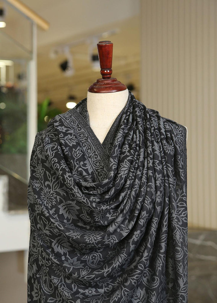 Sanaulla Exclusive Range  Pashmina  KPS 781 D-30 D Grey - Women Shawls