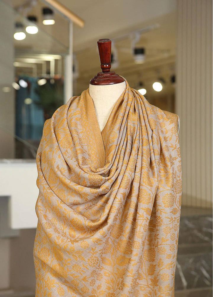 Sanaulla Exclusive Range  Pashmina  KPS 781 D-30 Mustard - Women Shawls
