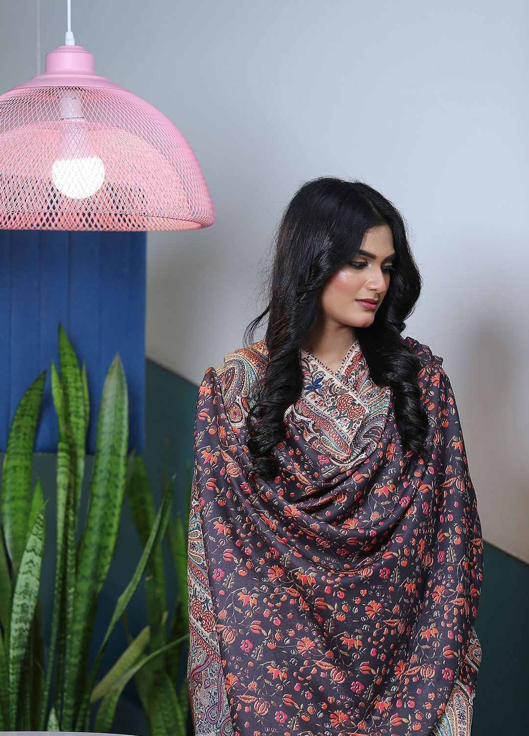 Sanaulla Exclusive Range  Pashmina  KPS 781 D-20 Multi 2 - Women Shawls