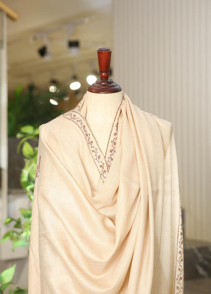 Sanaulla Exclusive Range  Pashmina  D-23 L Brown - Women Shawls