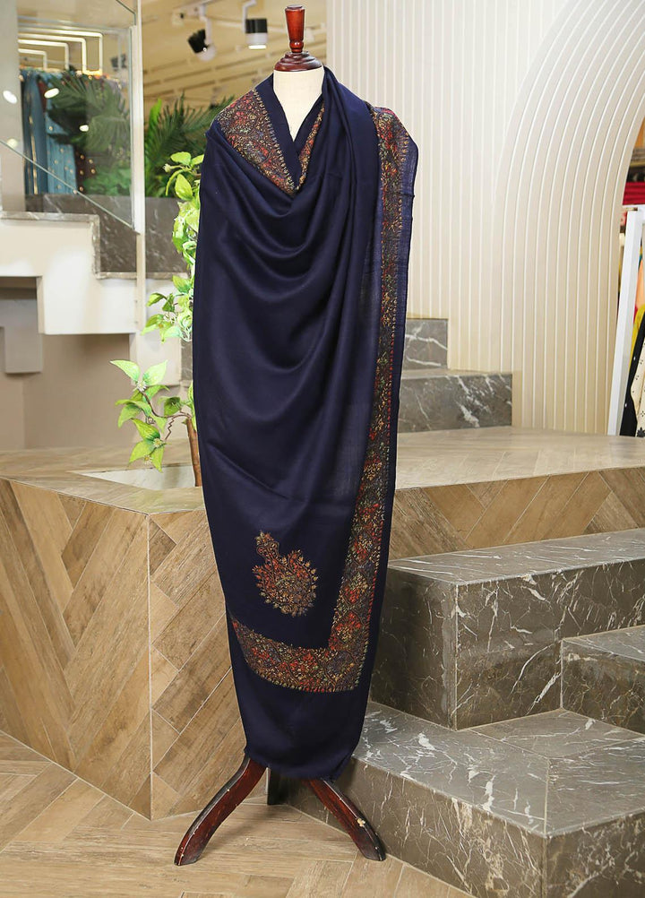 Sanaulla Exclusive Range  Pashmina  D-29 N Blue - Women Shawls