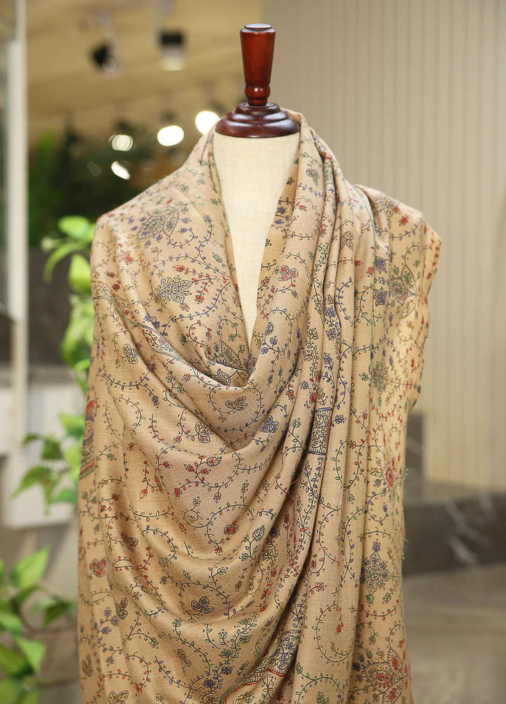 Sanaulla Exclusive Range  Pashmina  D-31 L Brown - Women Shawls