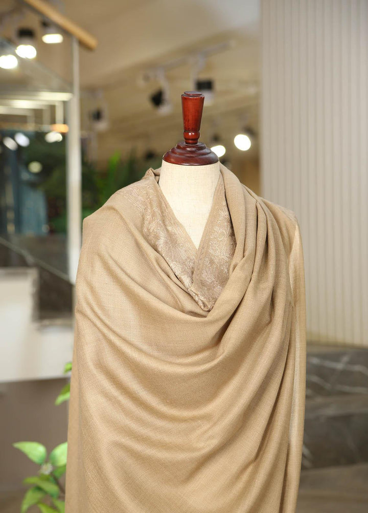 Sanaulla Exclusive Range  Pashmina  D-47 L Brown 06 - Women Shawls