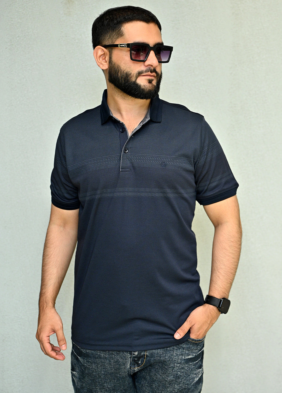 Sanaulla Exclusive Pret Casual Cotton Polo 2011 Navy